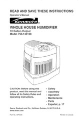 Kenmore 758.144108 Manual Del Usuario