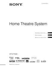 Sony HT-CT500 Manual De Instrucciones