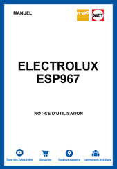 Electrolux ESP967 Manual Del Usuario