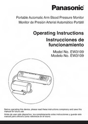 Panasonic EW3109 Instrucciones De Funcionamiento