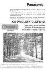 Panasonic CQ-DF801 Manual De Instrucciones