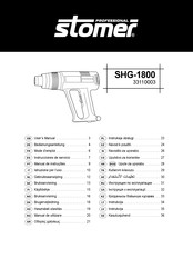 Stomer Professional SHG-1800 Instrucciones De Servicio