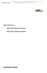 Axis Communications V5915 Guia De Instalacion