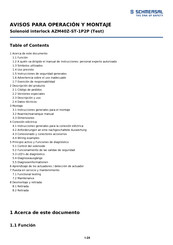 schmersal AZM40Z-ST-1P2P Instrucciones De Operacion Y Montaje