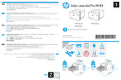 HP Color LaserJet Pro M454 nw Guia De Inicio Rapido