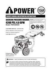 A-iPower PWF4200SH Manual Del Propietario E Instrucciones