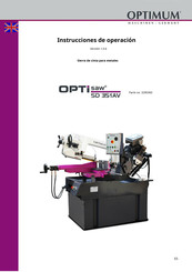 Optimum Optisaw SD 351AV Instrucciones De Operación