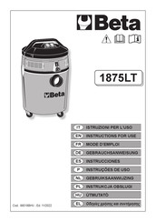 Beta 1875LT Instrucciones