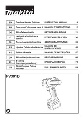 Makita PV301D Manual De Instrucciones