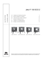 Jøtul F 100 ECO.2 LL Instrucciones Para Montaje E Instalacion