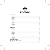 Zodiac STP6-21 Manual De Instrucciones
