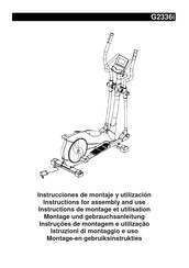 BH FITNESS G2336i Instrucciones De Montaje Y Utilización