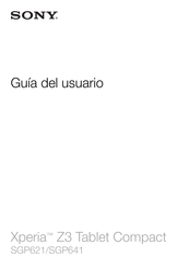 Sony SGP641 Guia Del Usuario