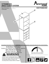 Ameriwood HOME 5770308COM Manual Del Usuario