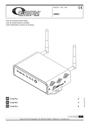 Orion U-net Pro Guía De Servicio Técnico Y Recambio