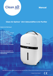 Clean Air Optima CA-702 Smart Manual De Instrucciones