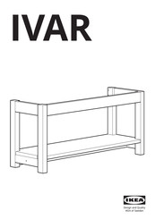 IKEA IVAR 004.889.01 Instrucciones De Montaje