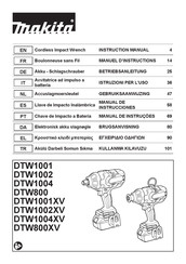 Makita DTW1001 Manual De Instrucciones