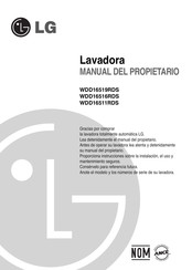 LG WDD16519RDS Manual Del Propietário