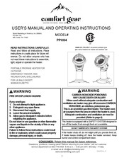 comfort gear PPH04 Manual De Usuario E Instrucciones De Funcionamiento