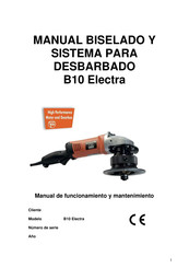 Fein B10 Electra Manual De Funcionamiento Y Mantenimiento