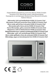 Caso Design HCMG 25 Ceramic Chef Manual Del Usuario