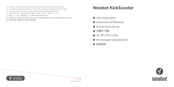 Ninebot KickScooter Instrucciones De Uso