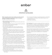 ember CM19 Manual De Instrucciones