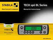 Stabila TECH 196 DL Serie Manual De Instrucciones