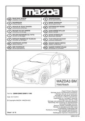 Mazda QBMR 51 9N0 Instrucciones De Montaje