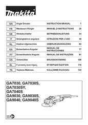 Makita GA9040 Manual De Instrucciones