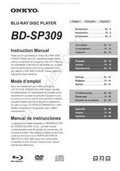 Onkyo BD-SP309 Manual De Instrucciones