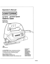 Craftsman 320.17234 Manual De Operaciones