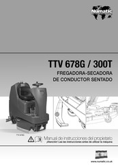 Numatic TTV 678G/300T Manual De Instrucciones Del Propietario