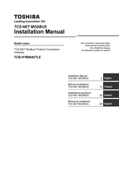 Toshiba TCB-IFMB640TLE Manual De Instalación