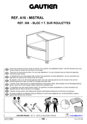 Gautier MISTRAL A16 Instrucciones De Montaje