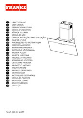 Franke FVAD A90 BK MATT Manual De Uso