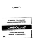 Casio fx-88 Manual De Operación