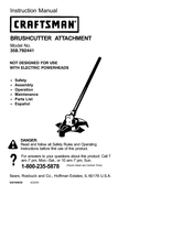 Craftsman 358.792441 Manual De Instrucciones