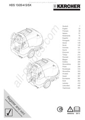 Kärcher HDS 13/20-4 SX Manual Del Usuario