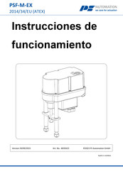 PS Automation PSF-M-EX Serie Instrucciones De Funcionamiento