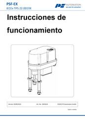 PS Automation PSF-EX Serie Instrucciones De Funcionamiento