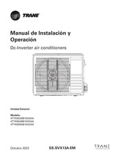 Trane Technologies 4TYK8536B1000AA Manual De Instalación Y Operación