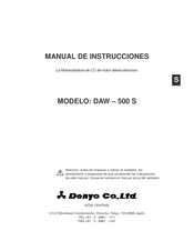 Denyo DAW-500 S Manual De Instrucciones