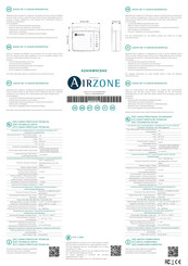Airzone AZAI6WSC Serie Montaje Y Conexión