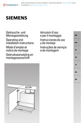 Siemens LI48632 Instrucciones De Uso Y De Montaje