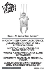 Bright Starts N' Spring Door Jumper 60104-6WW Manual Del Usuario