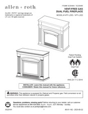 LF allen + roth VFF-L32D Manual Del Usuario