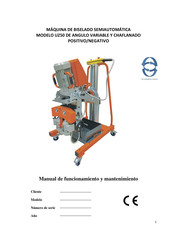 Nogval UZ50 Manual De Funcionamiento Y Mantenimiento