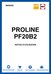 Proline PF20B2 Manual